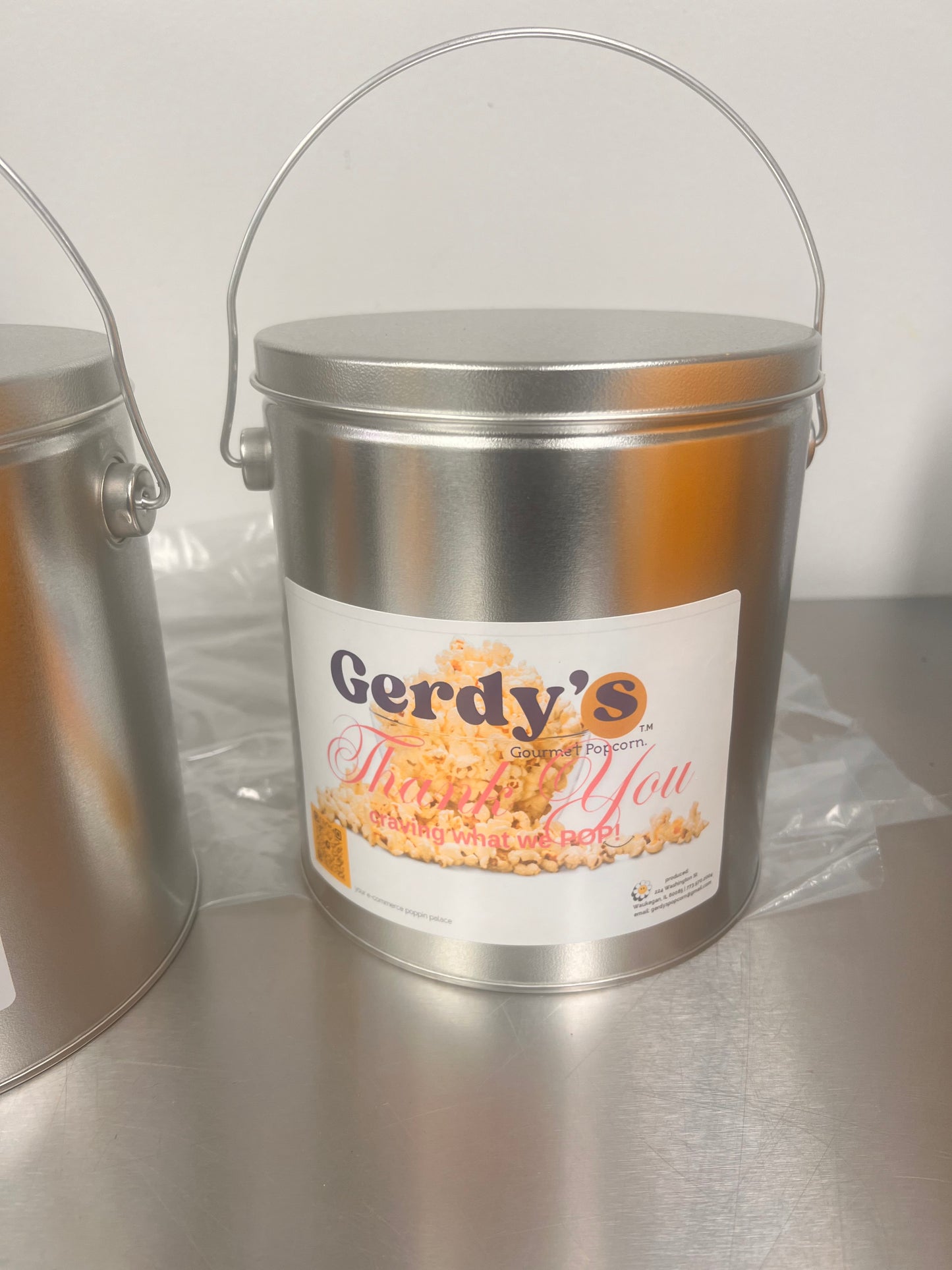 Gerdy's 1Gallon & 2Gallon Tin Cans