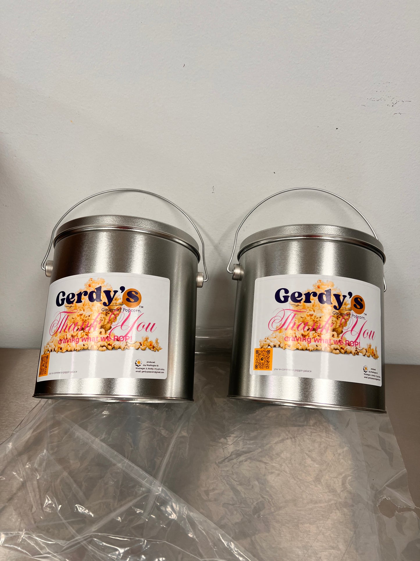 Gerdy's 1Gallon & 2Gallon Tin Cans